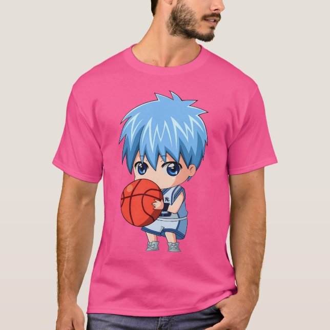 T-shirt L'Anime Tetsuya De Basket-Ball De Kuroko (Devant)