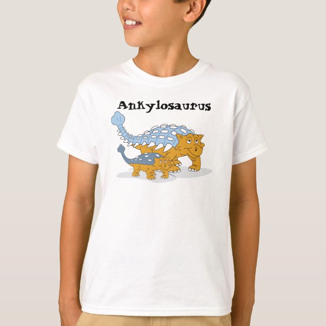 T-shirt L'Ankylosaurus badine la chemise (Devant)