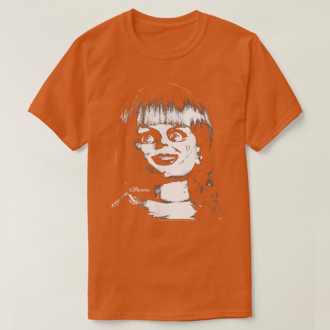 T-shirt L'Annabelle en train de jurer Photo noir et blanc (Design devant)