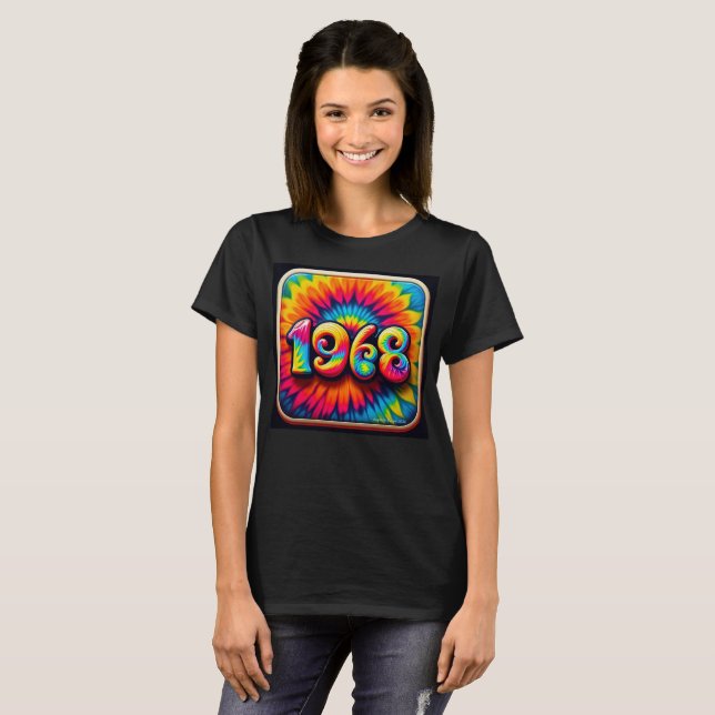 T-shirt L'ANNÉE était 1968 (Devant entier)
