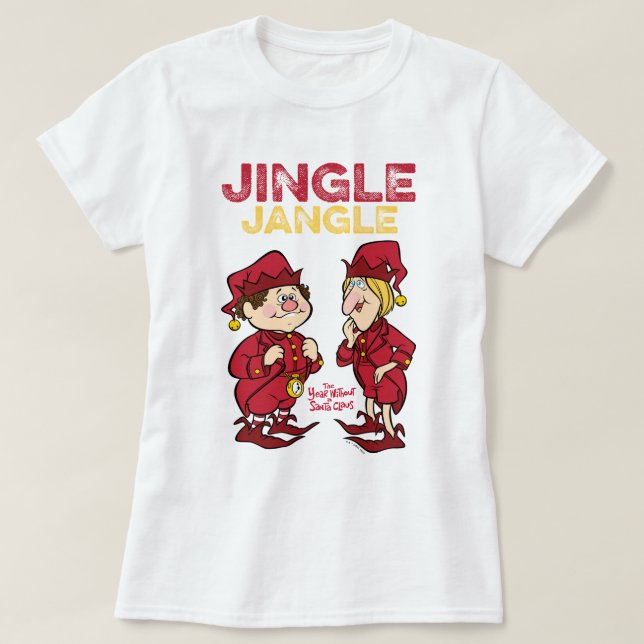 T-shirt L'ANNÉE SANS SANTA CLAUS™ | Jingle & Jangle (Design devant)