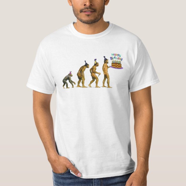 T-shirt L'anniversaire de Charles Darwin - 12 février (Devant)
