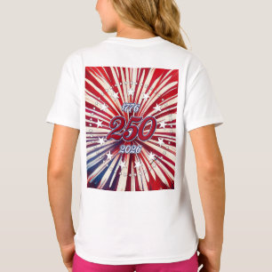 T-shirt L'anniversaire des 250 ans de l'Amérique 1776-2026
