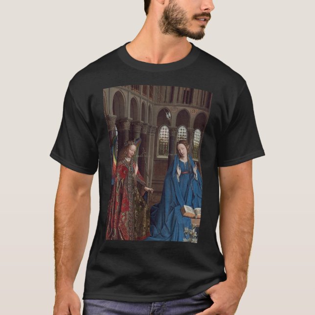 T-shirt L'annonce avant janvier van Eyck (Devant)