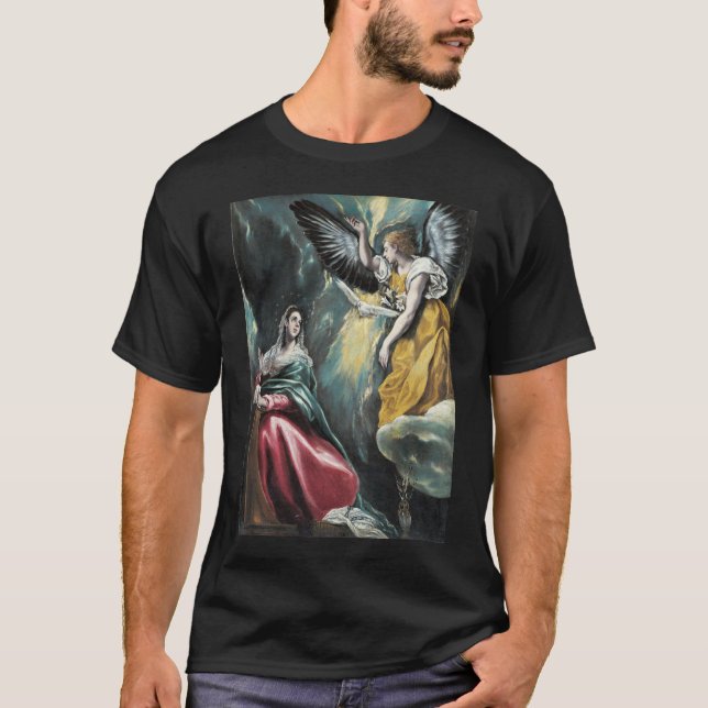 T-shirt L'annonce par El Greco (Devant)