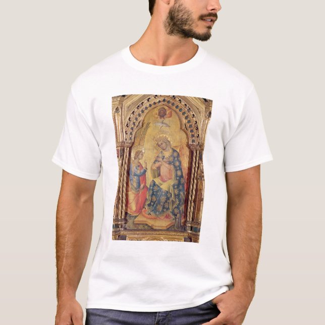 T-shirt L'annonce (une partie de polyptych) (huile sur le (Devant)