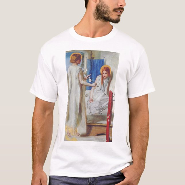 T-shirt L'Annonciation de Dante Gabriel Rossetti (Devant)