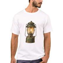 Lanterne de camping vintage illustration rétro pou
