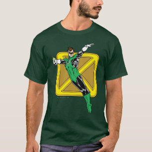 T-shirt Lanterne verte avec l'arrière - plan