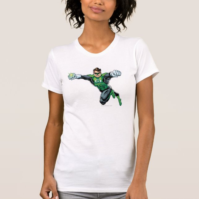 T-shirt Lanterne Verte - Bande dessinée, Regard sur l'aven (Devant)