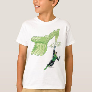 T-shirt Lanterne verte - comique, avec la machine