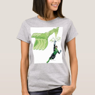 T-shirt Lanterne verte - comique, avec la machine