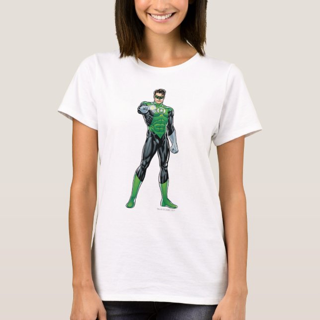 T-shirt Lanterne verte - Comique, debout (Devant)