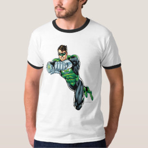 T-shirt Lanterne verte - comique, les deux bras en avant