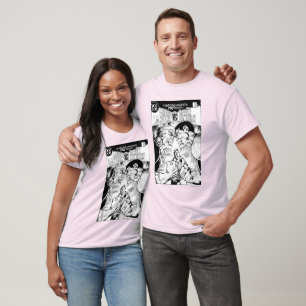 T-shirt Lanterne verte contre la lanterne verte, noire et