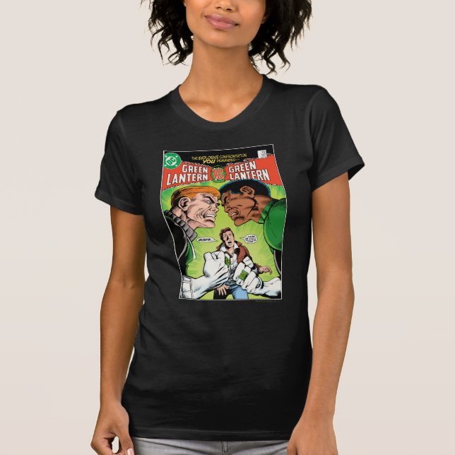 T-shirt Lanterne verte contre Lanterne verte (Devant)