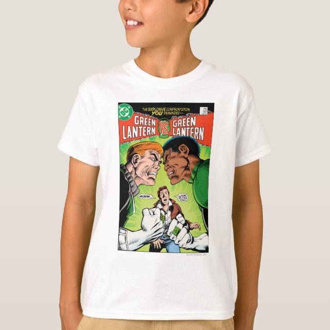 T-shirt Lanterne verte contre Lanterne verte (Devant)