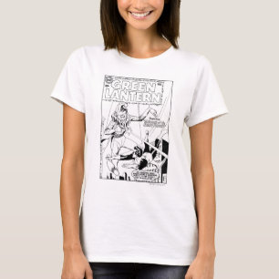 T-shirt Lanterne verte contre le clown, noir et blanc