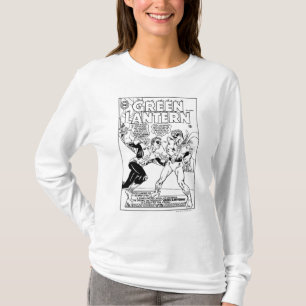 T-shirt Lanterne verte dans l'anneau, noir et blanc