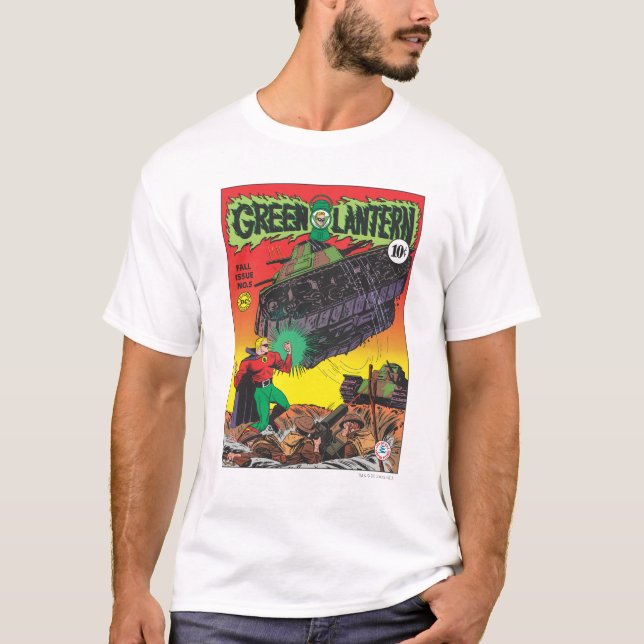 T-shirt Lanterne verte dans les tranchées (Devant)