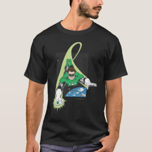 T-shirt Lanterne verte dans l'espace