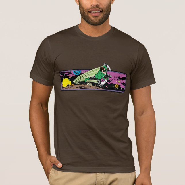 T-shirt Lanterne verte dans l'espace (Devant)