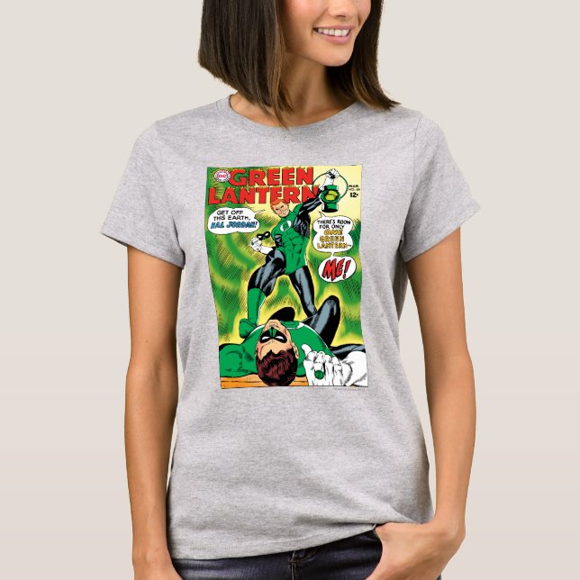 T-shirt Lanterne verte - Descendez de cette Terre Hal Jord (Devant)