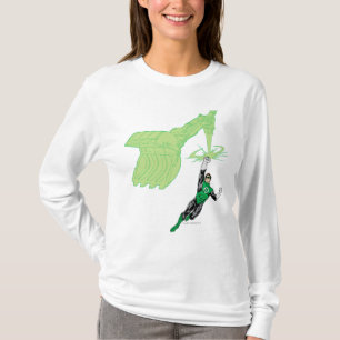 T-shirt Lanterne verte - entièrement rendue, avec la