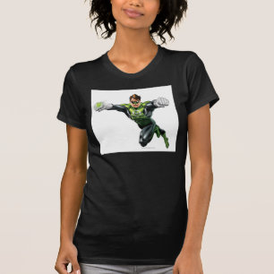 T-shirt Lanterne verte - entièrement rendue, regardant en