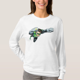 T-shirt Lanterne verte - entièrement rendue, volant juste