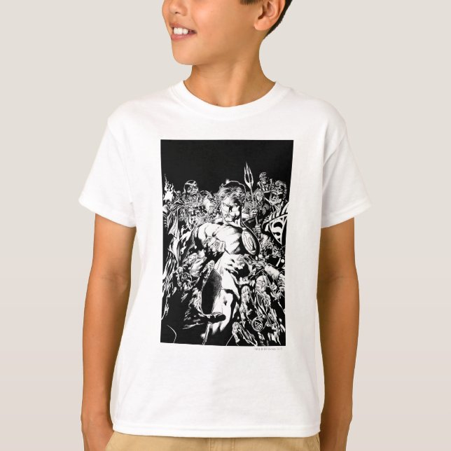 T-shirt Lanterne verte entourée (Devant)