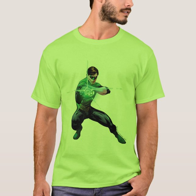 T-shirt Lanterne verte et anneau lumineux (Devant)