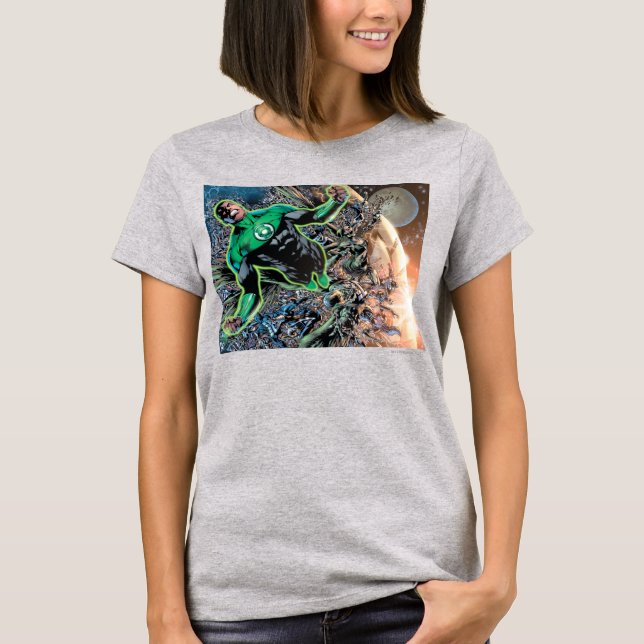 T-shirt Lanterne verte et lune (Devant)