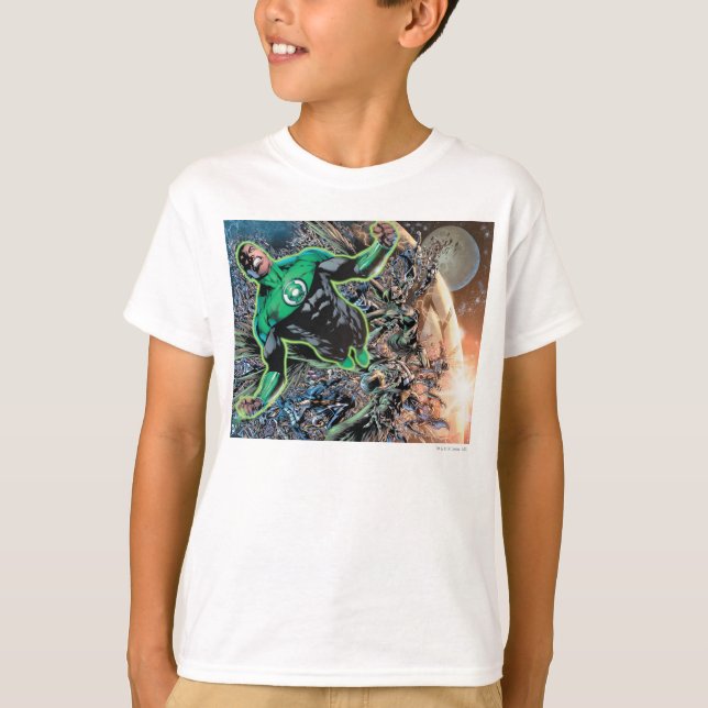 T-shirt Lanterne verte et lune (Devant)