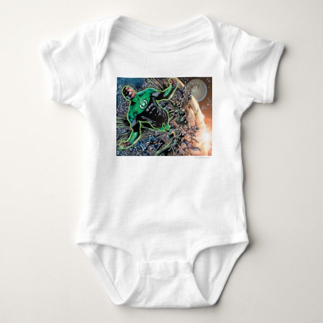 T-shirt Lanterne verte et lune (Devant)