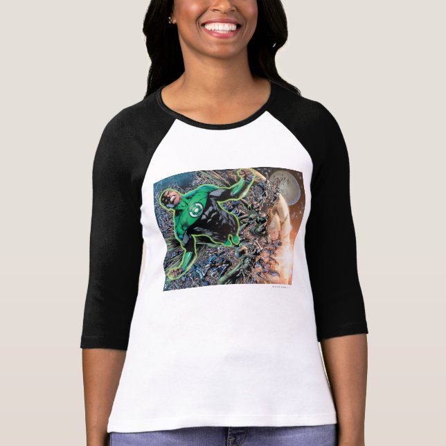 T-shirt Lanterne verte et lune (Devant)