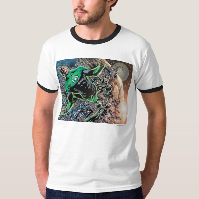 T-shirt Lanterne verte et lune (Devant)