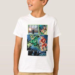 T-shirt Lanterne verte et panneau Flash