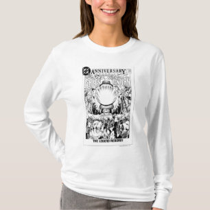 T-shirt Lanterne verte - la légende renée, noir et blanc