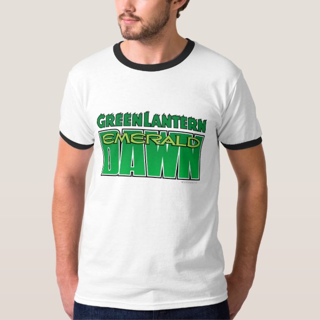 T-shirt Lanterne verte - logo Emerald Dawn (Devant)