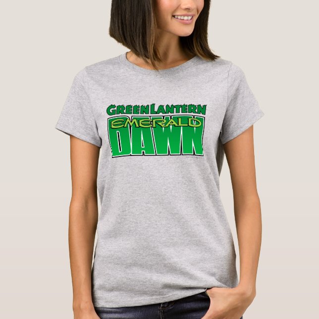 T-shirt Lanterne verte - logo Emerald Dawn (Devant)