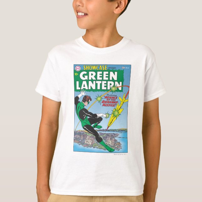 T-shirt Lanterne Verte - missile Runaway (Devant)