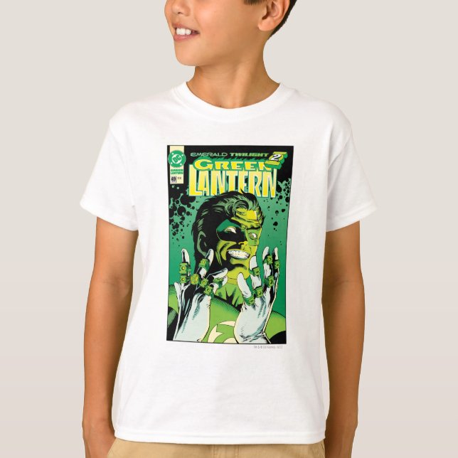 T-shirt Lanterne verte - Nombreuses Cercles (Devant)
