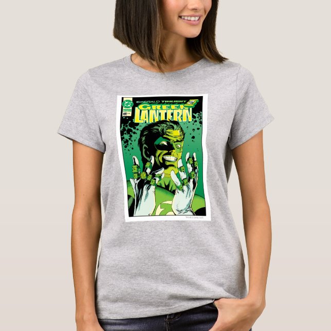 T-shirt Lanterne verte - Nombreuses Cercles (Devant)