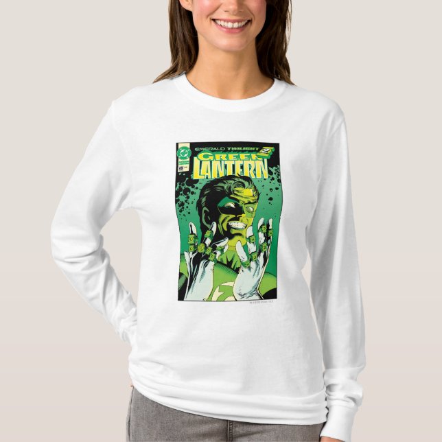 T-shirt Lanterne verte - Nombreuses Cercles (Devant)
