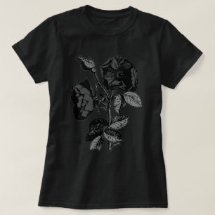 T-shirt L'antiquité noire gothique s'est levée