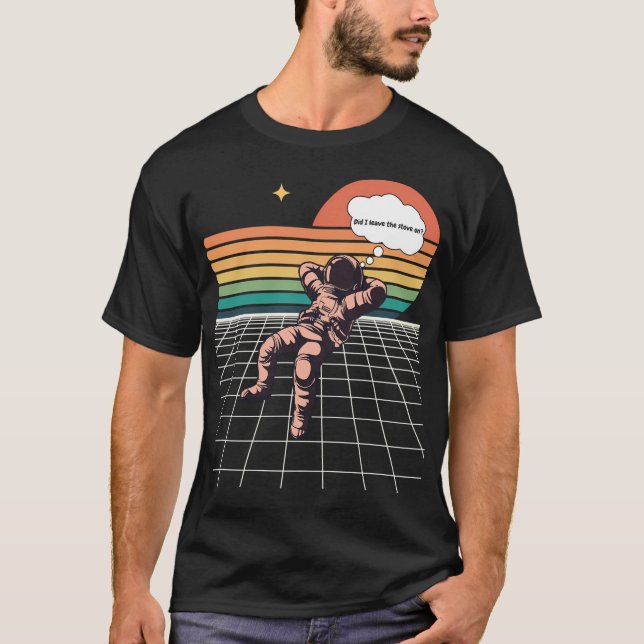 T-shirt L'anxiété des astronautes (Devant)