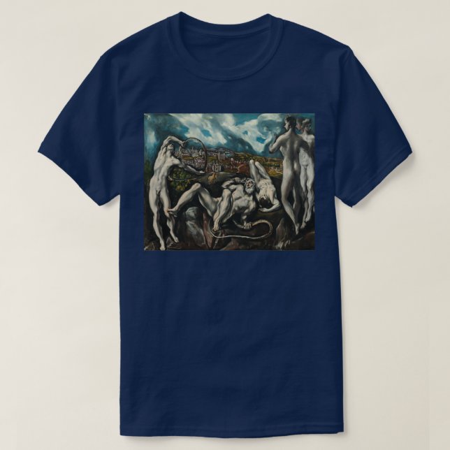 T-shirt Laocoon par El Greco (Design devant)