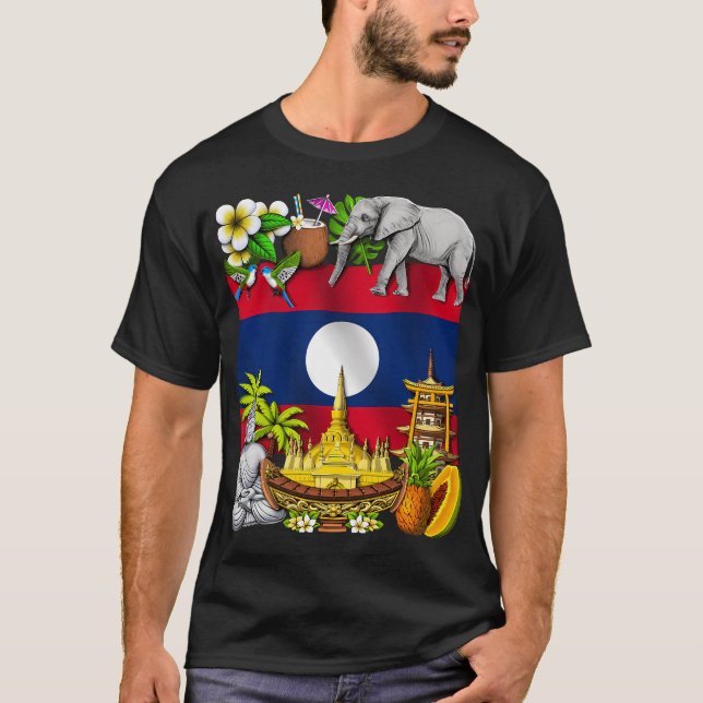 T-shirt Laos (Devant)