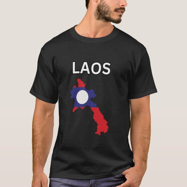 T-shirt Laos Design (Devant)
